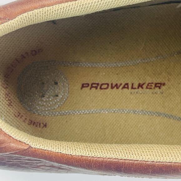 Rockport Men’s Brown Leather Prowalker Shoes 10.5 K71020 Vibram Soles main image 4
